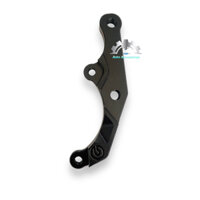 ✔️ Pad nhôm CNC anod ĐEN BÓNG gắn trước xe YAZ đời mới đi đĩa 260/267mm cho heo 2pis đối xứng (adelin fando rembo...)