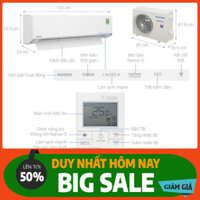 ☑️ quạt lạnh Panasonic Inverter 2 HP CU/CS-XU18ZKH-8 - Hàng Chính Hãng Đại Hạ GIá.