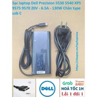 ⚡️ Sạc laptop Dell Precision 5530 5540 XPS 9575 9570 20V - 6.5A - 130W Chân type usb C