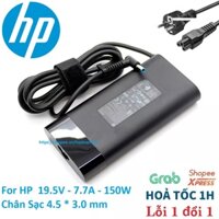 ⚡️ Sạc Laptop HP Omen Gaming 15-DH0172TX 15-DH 19.5V - 7.7A - 150W Chân xanh nhỏ
