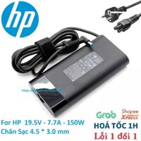 ⚡️ Sạc Laptop HP ZBook Studio G3 G4 G5 G6  19.5V - 7.7A - 150W  Chân xanh nhỏ