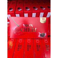 🍫🍾🍒🌸🇩🇪❤️ SOCOLA NHÂN RƯỢU ANH ĐÀO & CHERRY CỦA ĐỨC MON CHERI HỘP 30 VIÊN (315G) 🇩🇪