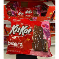 🍫❤️🧸 SOCOLA SỮA HÌNH GẤU LỄ TÌNH NHÂN CỦA MỸ KITKAT BEARS CRISP WAFERS IN MILK CHOCOLATE VALENTINE SNACK SIZE GÓI 250G 🗽
