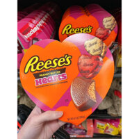 🍫🥜❤️ SOCOLA SỮA NHÂN BƠ ĐẬU PHỘNG HÌNH TRÁI TIM LỄ TÌNH NHÂN CỦA MỸ REESE’S PEANUT BUTTER HEARTS VALENTINE HỘP 184G USA
