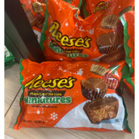 🍫🥜🎅🏻🦌❄️ SOCOLA SỮA NHÂN BƠ ĐẬU PHỘNG GIÁNH SINH CỦA MỸ REESE’S PEANUT BUTTER CUPS MILK CHOCOLATE MINIATURES NOEL 484G 🇺🇸