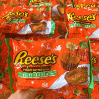 🍫🥜🎅🏻🦌❄️ SOCOLA SỮA NHÂN BƠ ĐẬU PHỘNG GIÁNG SINH CỦA MỸ REESE’S PEANUT BUTTER CUPS MINIATURES MILK CHOCOLATE NOEL 280G 🇺🇸