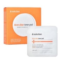 A-solution Acne Clear Toner Pad 28 tờ x2pack