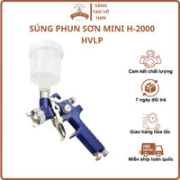 ✔️ Súng phun sơn mini H-2000 Hvlp 0.5 / 0.8 / 1.0mm đầu phun cho xe hơi...