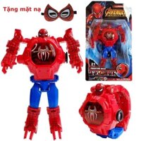 ❤️ Tặng mặt nạ/ Bút chì siêu nhân ❤️ Đồng hồ robot siêu nhân elsa chiếu hình trẻ em