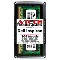 A-Tech 8GB RAM for Dell Inspiron 20 3045, 3048, 3052, 3059 All-in-One | DDR3/DDR3L 1600MHz SODIMM PC3L-12800 204-Pin Non-ECC Unbuffered Memory Upgr...