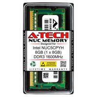 A-Tech 8GB RAM for Intel NUC5CPYH NUC Kit | DDR3/DDR3L 1600MHz PC3-12800 1.35V SODIMM Memory Upgrade Module