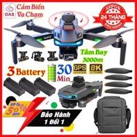⚡️ Tự Quay Về ⚡️ Máy Bay Flycam Giá Rẻ Drone Camera 8K AE3 Max Bay 30 Phút, Tầm Xa 5000m, Động Cơ Không Chổi Than