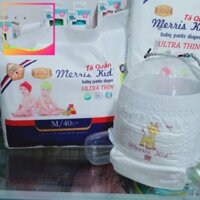 a00 [COMBO 1 BỊCH] Tã/Bỉm quần Merris kid size M40/L36/XL32