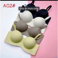 A02 áo lót cúp ngang nâng ngực ko gọng đệm  2,5cm siêu êm