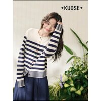 A058 Cardigan sọc ngang - KUOSE