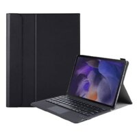 A08-A Ultra-thin Bluetooth Keyboard Leather Case with Touchpad For Samsung Galaxy Tab A8 2021 SM-X205 / SM-X200(Black)