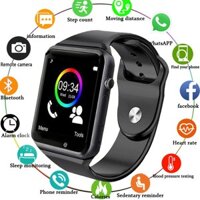 A1 Đồng Hồ Thông Minh Nam Nữ Thời Trang Bluetooth Đồng Hồ Đeo Tay Thể Thao Thẻ SIM Camera Đồng Hồ Thông Minh Cho Android Ios Pk DZ09 Q18 Đồng Hồ