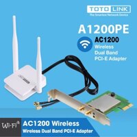 A1200PE - Card Mạng Wi-Fi PCI-e Băng Tần Kép AC1200 TOTOLINK