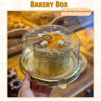 A1680 | 50 Hộp Tròn Đế Vàng Đựng Bánh Bao Đào Tiên, Bông Lan Trứng Muối 14cm