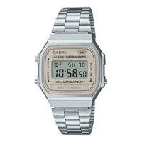 A168WA-8AYDF | Đồng Hồ Casio Nam - Nữ | Dây Kim Loại | Điện Tử Cổ Điển | Chống Nước