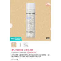 A174_Viên Uống Derma 3 Collagen All In One Dịch Nhầy Ốc Sên DNA Cá Hồi Cura's