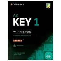 A2 Key 1 For The Revised 2020 Exam Students Book With Answers With Audio With Resource Bank Authentic Practice Tests KET Practice Tests