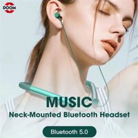 A2 Từ Cổ Treo Stereo Headphone Giảm Tiếng Ồn Bluetooth-compatibile 5.0 Không Dây Thể Thao Tai Nghe Không Thấm Nước 【Doom】