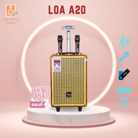 A20 Loa bluetooth AWM hát karaoke, 2micro, bass 20, 3 đường tiếng công suất lớn