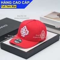 [A200]Mũ Lưỡi Trai Nón Kết Logo ONE Thêu Nổi Lá Bích Thoáng Mát Vải Kaki Cotton Đỏ Form Đứng Thời Trang Cao Cấp