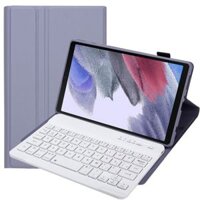 A220 Candy Color TPU Bàn phím Bluetooth có thể tháo rời Bao da có giá đỡ cho Samsung Galaxy Tab A7 Lite 8,7 T220 / T225 (Tím)