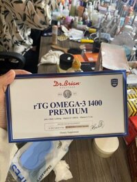 A226 VIÊN UỐNG OMEGA-3 rTG 1400 PREMIUM DR.BRIAN HỘP 180 VIÊN
