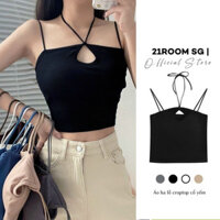 A23 Áo Yếm Nữ Croptop Hai Dây Có Mút Ngực Áo Kiểu Bra Nữ Hot Hit Hàng Qc thời thượng 21Room