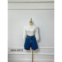 A2654 Áo dài tay ZARA Hàng hiệu chính hãng thời trang nữ màu trắng size M Secondhand thanh lý ký gửi
