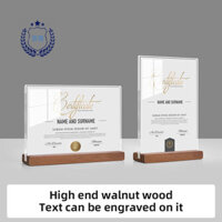 A4 210x297mm Acrylic dấu hiệu chủ đứng nhà hàng menu Giấy Giá danh sách hình ảnh hình ảnh Áp phích Flyer khung