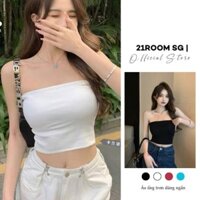 A42 Áo Ống Quây Croptop Nữ PinkLT Chất Thun Tăm Nhiều Màu Phong Cách Hàn Quốc Cực Dễ Mặc