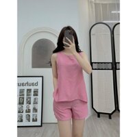(A494) Bộ đũi 3 lỗ nữ quần ngắn Mialuci 5 màu trơn (S- XL)