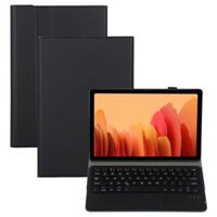 A500-A Bàn phím Bluetooth có thể tháo rời Ultrathin Cross Flip Leather Case với Touchpad & Chủ cho Samsung Galaxy Tab A7 10.4 (2020) T500 / T505 (Đen)