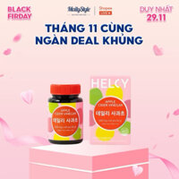 A67_ Viên Uống Giấm Táo HELCY Apple Cider Vinegar Hỗ Trợ Sức Khoẻ (Hộp 60 Viên Màu hồng)