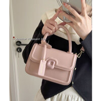 (A68) Túi Xách Da Pastel Nữ, Túi Da Đeo Chéo Nữ Hình Hộp Cách Điệu Màu Pastel Phong Cách Hàn Quốc ❤️