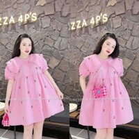 A77 Đầm Babydoll Hoạ Tiết Nhí Đơn Giản Dễ Thương