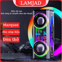 A88 Loa Bluetooth , Thiết kế vỏ trong suốt, âm thanh sống động, đèn led nháy theo nhạc