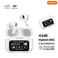A9 Pro ANC/ENC Tai Nghe Bluetooth 5.4 Không Dây giảm tiếng ồn Màn hình LCD cảm ứng Micro tích hợp