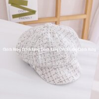 ❄️❄️ [𝗛𝗔̀𝗡𝗚 𝗠𝗢̛́𝗜 𝟮𝟬𝟮𝟱] Nón nồi dạ lót vải (52cm - 3-7 tuổi)