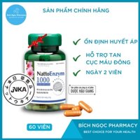 ✔️️ NATTOENZYM 1000 (LỌ 60 VIÊN) - HỖ TRỢ NGĂN NGỪA TAI BIẾN MẠCH MÁU NÃO