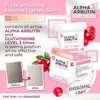 ☘️☘️ Shiseido.nhatban☘️☘️Kem Dưỡng Trắng Da Body Collagen 3 Plus Cream Alpha Arbutin 100ml Thái Lan