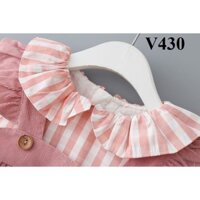 ❤️❤️ Váy kẻ sọc giả yếm - màu xinh cho bé nhé chất vải mềm, lên form chuẩn nhá