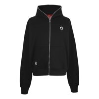 AA ZIPLOCK FULL HOODIE // BLACK - Áo Nỉ Chân Cua FullZip Vintage Aa Stu.