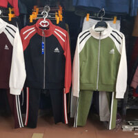 👩‍❤️‍👩 Bộ nỉ bông nữ cổ trụ kéo khóa, Chất nỉ lông mềm, co giãn nhẹ mang lại sự thư thái cho người mặc, size S, M,L_le