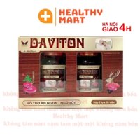 ✔️️️ Daviton Hỗ trợ ăn ngon, ngủ tốt, tạo giấc ngủ ngon (Hộp 2 lọ x 30 viên) DAVICO