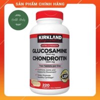 🏃‍♀️🏃‍♂️ Viên Uống Kirkland Signature Glucosamine 1500mg Chondroitin 220 Viên.